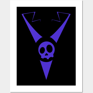 Invader Grim Symbol Posters and Art